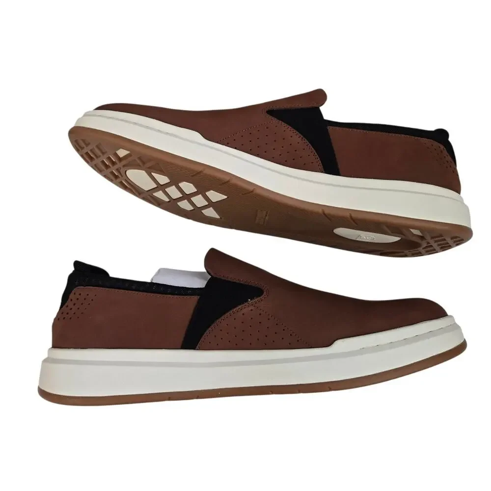 Stacy Adams‎ Colson Slip On Men's Shoes Cognac Brown Size 15M - NEW